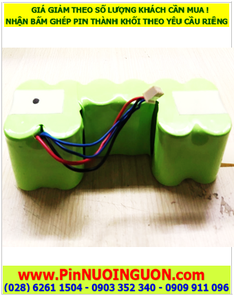 Pin ECOVACS 12v-3000mAh, Pin sạc NiMh 12V 3000mAh cho iROBOT ECOVACS chính hãng